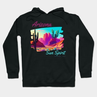 Arizona Sun Spirit Desert Art Series Hoodie